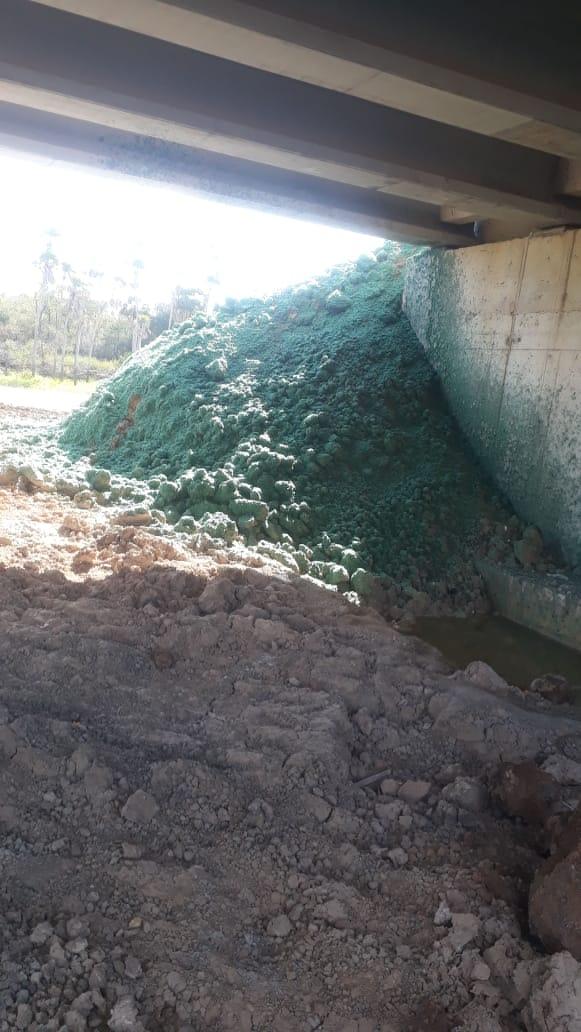 El hidromanto bajo la estructura del viaducto